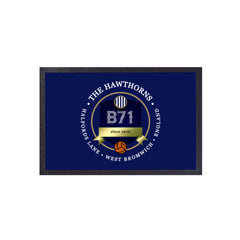West Brom Hawthorns  - Football Legends - Door Mat -60cm X 40cm