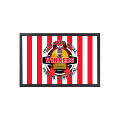 Sunderland FA Cup   - Football Legends - Door Mat -60cm X 40cm