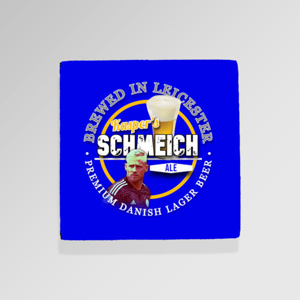 Leicester City Schmeichel - Football Coaster - Square Or Circle