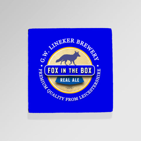 Leicester City Lineker - Football Coaster - Square Or Circle