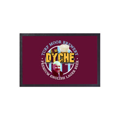 Burnley Sean Dyche  - Football Legends - Door Mat -60cm X 40cm