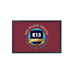West Ham Boleyn Ground  - Football Legends - Door Mat -60cm X 40cm