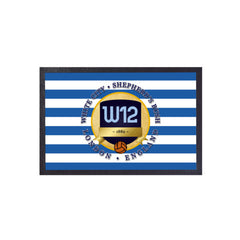 The Hoops W12  - Football Legends - Door Mat -60cm X 40cm