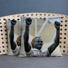 Lee Buccilli - Bremner statue - Cushion, Three Sizes