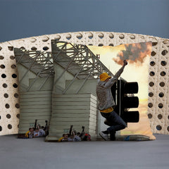 Lee Buccilli - Leeds Supporter - Cushion, Three Sizes