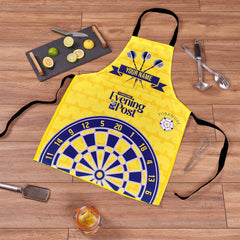 Leeds 1992 Away Retro Shirt - Personalised Darts Apron