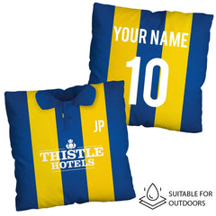 Leeds - 1994 Away Shirt - 45cm or 61cm Retro Showerproof Outdoor Cushion