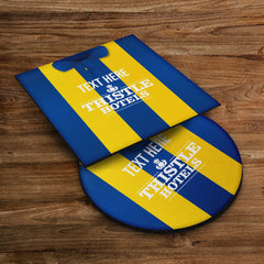 Leeds 1994 Away Shirt - Personalised Drink Coaster - Square Or Circle