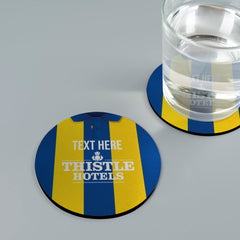 Leeds 1994 Away Shirt - Personalised Drink Coaster - Square Or Circle