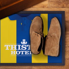 Leeds 1994 Away Shirt - Personalised Retro Door Mat - 60cm x 40cm