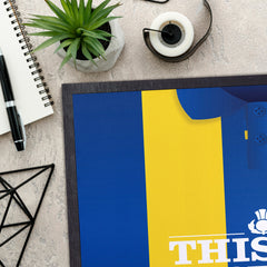 Leeds 1994 Away Shirt - Personalised Retro Door Mat - 60cm x 40cm