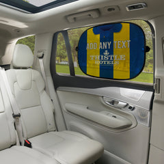 Leeds 1994 Away Shirt - Personalised Retro Football Car Sun Shade - Set of 2