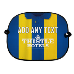 Leeds 1994 Away Shirt - Personalised Retro Football Car Sun Shade - Set of 2