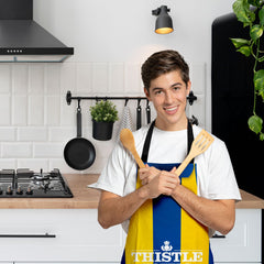 Leeds - 1994 Away Shirt - Retro Football  Novelty Water-Resistant, Lazer Cut (no fraying) Light Weight Adults Apron