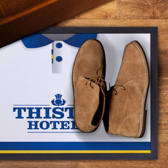 Leeds 1994 Home Shirt - Personalised Retro Door Mat - 60cm x 40cm
