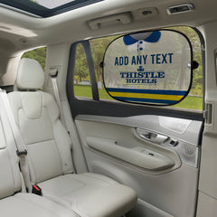 Leeds 1994 Home Shirt - Personalised Retro Football Car Sun Shade - Set of 2