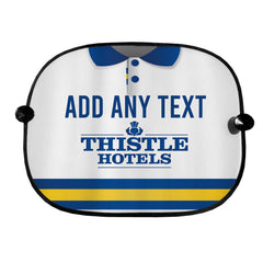 Leeds 1994 Home Shirt - Personalised Retro Football Car Sun Shade - Set of 2