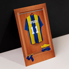 Leeds '94 Retro Shirt Dressing Room - A4 Metal Sign Plaque - Frame Options Available
