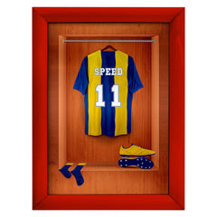 Leeds '94 Retro Shirt Dressing Room - A4 Metal Sign Plaque - Frame Options Available