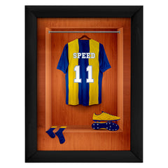 Leeds '94 Retro Shirt Dressing Room - A4 Metal Sign Plaque - Frame Options Available