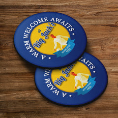 Leeds Big Jack- Football Coaster - Square Or Circle