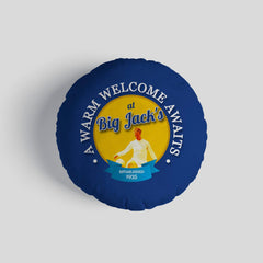 Leeds Big Jack- Football Legends - Circle Cushion 14inch