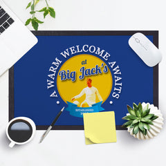 Leeds Big Jack - Football Legends - Door Mat -60cm X 40cm