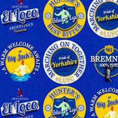 Leeds - Football Legends - Microfibre Beach Towel - 150cm x 75cm