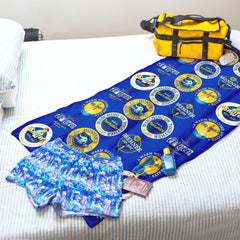 Leeds - Football Legends - Microfibre Beach Towel - 150cm x 75cm