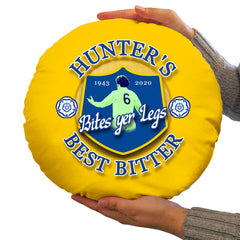 Leeds Hunter- Football Legends - Circle Cushion 14inch