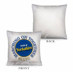 leeds marching on together - Cushion - 10inch