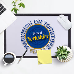 Leeds marching on together - Football Legends - Door Mat -60cm X 40cm