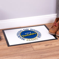 Leeds marching on together - Football Legends - Door Mat -60cm X 40cm