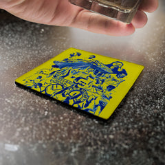 Leeds Montage - Football Coaster - Square Or Circle