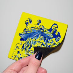 Leeds Montage - Football Coaster - Square Or Circle
