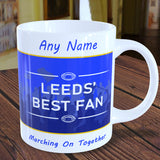 Leeds Rhinos Personalised Mug - Rugby Best Fan Cup With Name