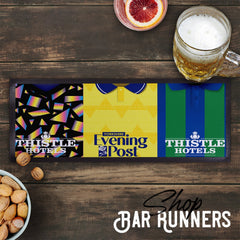 Leeds - Style 2 - Retro Football Shirts -  Bar Runner