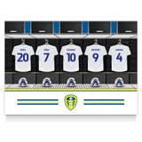 Leeds United Personalised Poster - Dressing Room