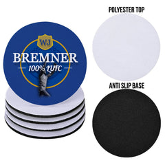 Leeds WJ Bremner- Football Coaster - Square Or Circle