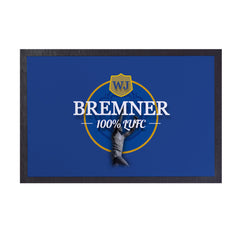 Leeds WJ Bremner - Football Legends - Door Mat -60cm X 40cm