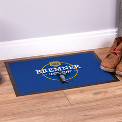Leeds WJ Bremner - Football Legends - Door Mat -60cm X 40cm