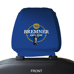 Leeds WJ Bremner- Football Legends - Headrest Cover