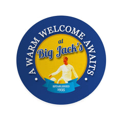 Leeds Big Jack- Football Coaster - Square Or Circle