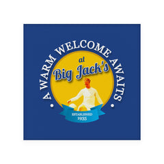 Leeds Big Jack- Football Coaster - Square Or Circle