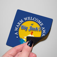 Leeds Big Jack- Football Coaster - Square Or Circle