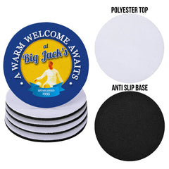 Leeds Big Jack- Football Coaster - Square Or Circle