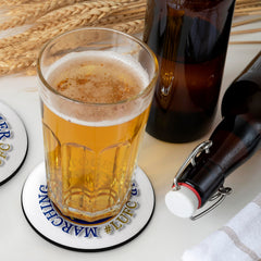 Leeds marching on together- Football Coaster - Square Or Circle