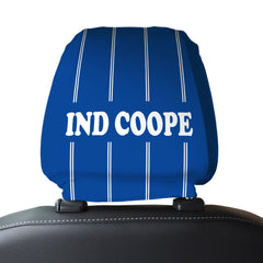 Leicester 1983 Home - Retro Football Shirt - Pack of 2 - Car Seat Headrest Covers