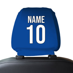 Leicester 1983 Home - Retro Football Shirt - Pack of 2 - Car Seat Headrest Covers