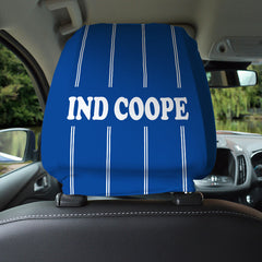 Leicester 1983 Home - Retro Football Shirt - Pack of 2 - Car Seat Headrest Covers